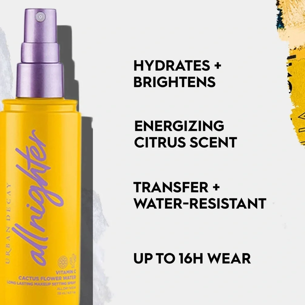 NEW IN BOX Urban Decay All Nighter Long Lasting Makeup Setting Spray~full size